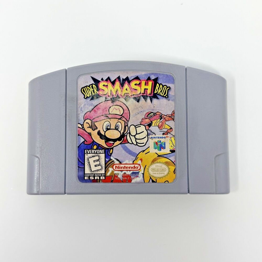 Super Smash Bros Nintendo 64 N64 1999 Cartridge Only Tested
